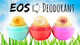 DIY All Natural Deodorant that ACTUALLY Works with EOS Container!