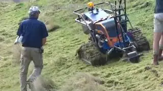 Slopemowing.com: RC work platform IRUS Deltrak 2 5 with mole  plough