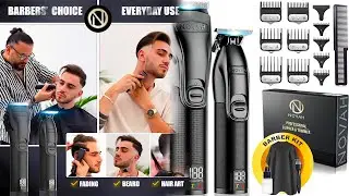 Novah&reg; Professional Hair Clippers &ndash; Ultimate Barber Set for Men! 💈