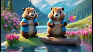 Oops! Sleepy Beaver Lost the Dam Pieces 🦫 | Kids Songs and Nursery Rhymes