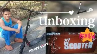 CHASER X1 FOLDING SCOOTER FOR KIDS & ADULTS / UNBOXING/REVIEW #chaserinaction #playforreal