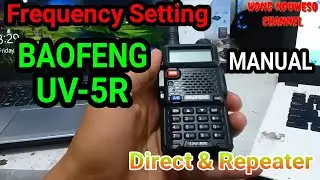 Setting Frekuensi HT Baofeng UV-5R