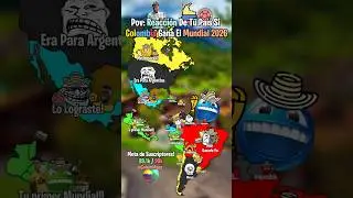 Pov: Reacci&oacute;n De Tu Pa&iacute;s Si Colombia Gana El Mundial 2026 #shorts #geography #countryballs #mapping
