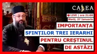 🔴 LIVE #1151 - IMPORTANȚA SFINȚILOR TREI IERARHI PENTRU CREȘTINUL DE ASTĂZI || Pr. MAXIM VLAD