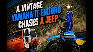 Wonder Woman Rides Vintage Yamaha IT Enduro Part 2