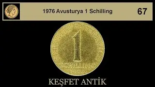 1976 Avusturya 1 Schilling &ndash; Edelweiss Tasarımlı Madeni Para