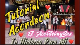 TE HICIERON PARA MI / ACORDEÓN TUTORIAL 🪗🔥 / Los Contrabandistas De San Luis