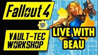 Fallout 4 - Vault-Tec Workshop LIVE - LET'S BUILD A VAULT!