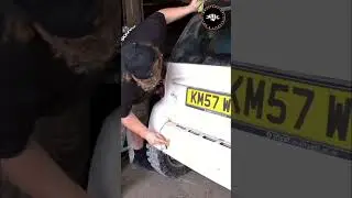 Car Restoration Project: Cleaning & Painting #shorts