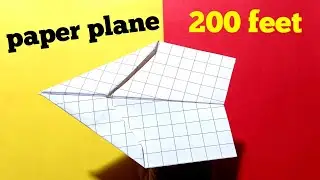 paper plane | how to make paper airplane | super Easy paper plane