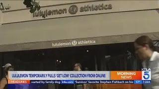 Lululemon pulls &lsquo;Get Low&rsquo; leggings from website after complaints