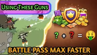 How to Max Battle Pass Fast🚀 in Mini Militia ,OP Guns You Must Use! 😱