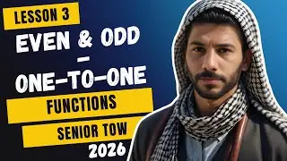 Math | senior 2 | first term | lesson 3 | Even  and Odd function & One to one functions