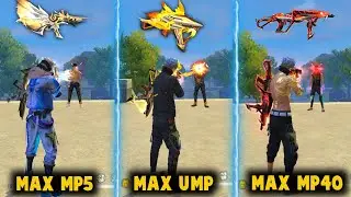 ТЕСТ НА УРОН MAX UMP VS MAX MP40 VS MAX MP5 | ЛУЧШИЙ ПП EVO &mdash; GARENA FREE FIRE
