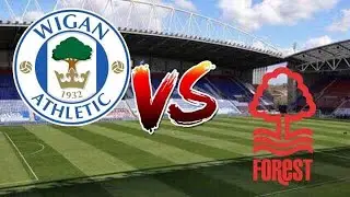Wigan vs Nottingham Forest~Away fans fighting