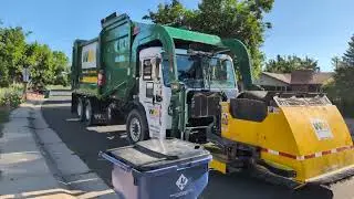 Garbage truck driver waste Management really really good company big company very clean remember,😀