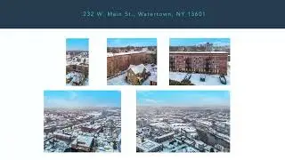 Multifamily For Sale | 232 W. Main St., Watertown, NY | CRE Property Video by VidTech