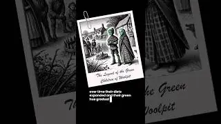 The Legend of the Green Children of Woolpit 🤯 #100mindblowingstories #spotify #strangehistory