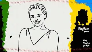 How to draw Miley Cyrus