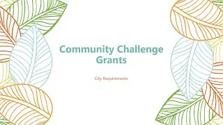 City Requirements Workshop