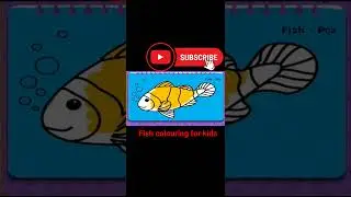 Toddler colors|fish colouring for toddlers