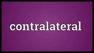 Contralateral Meaning