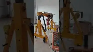 Electric Chain Hoist Steel Type  Movable Gantry Crane - Small Movable Gantry Crane for Lab
