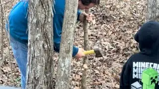 Setting up deer camera on the new lease