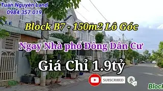 C&aacute;t Tường Ph&uacute; Sinh Kẹt Tiền B&aacute;n Lại Block B7 L&ocirc; G&oacute;c 150m2 Ngay D&atilde;y Nh&agrave; Phố Đ&ocirc;ng D&acirc;n Cư Gi&aacute; Chỉ 1.9tỷ