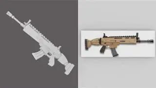 fortnite epic scar model