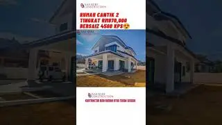 Rumah cantik RM970,000 seluas 4500 KPS 🏡💖 2 Tingkat #binarumahatastanahsendiri #rumahviral 🏘️