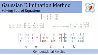 13a: Gaussian Elimination or LU decomposition | Computational Physics