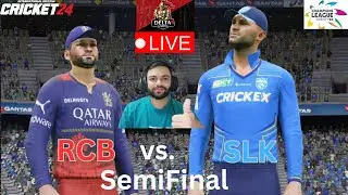 🔴 LIVE: RCB vs St. Lucia Kings | Champions League 2025 Semi Final | Cricket 24 | Delta Gaming