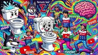 Skibidi Ohio Rizz Brainrot Song 💥 (Official Viral Remix 2026) | Sigma Gyatt Fanum Tax Mewing Bop 🚽🌀
