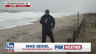 Mike Seidel Fox News Nor'easter Rehoboth Beach, DE 10-12-2025