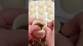 43 Slow motion bun making technique technique #kuaishou gourmet creator