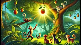 The Monkey and the Cats:The Jungle Fruit Adventure