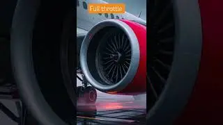 Powerful Airplane Engines in Action ✈️ | Jet Engine Close-Up | Aviation Shorts #shorts #aviation