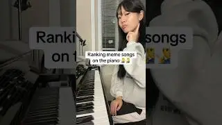Ranking MEME songs on the piano 🧏&zwj;♂️ #piano #memes #sigma #gigachad #fyp #shorts #funny