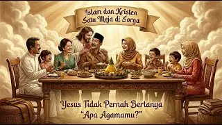 Islam dan Kristen Satu Meja di Sorga. Yesus Tidak Pernah Bertanya 