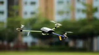 Tricopter V2 test flight