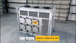 40 Ton Hybrid HVAC Unit from CAPS - Climate Control by Herc Rentals