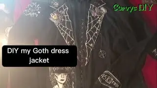 DIY my Goth dress jacket