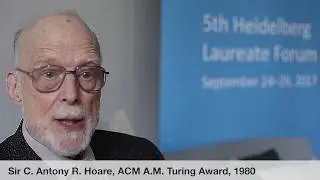 5th HLF &ndash; Laureate interview: Sir C. Antony R. Hoare