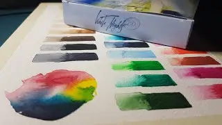 Swatch with me- White Nights Watercolor