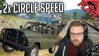 2x CIRCLE SPEED! - PlayerUnknown's Battlegrounds #88 (PUBG Gameplay 8 Man Squad)