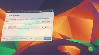 How to enable Wobbly Windows in Kubuntu
