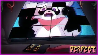 FNF PARKPASS (мод текста песни об игре ужасов Indigo Park!) - FNF Mod - Perfect Combo Showcase [H...