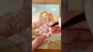 This miniature 3D sticker set did not disappoint | Sticker Landscaping Plant Nursery #asmr #cute