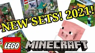 LEGO MINECRAFT 2021 SUMMER SETS! | Pig Forday